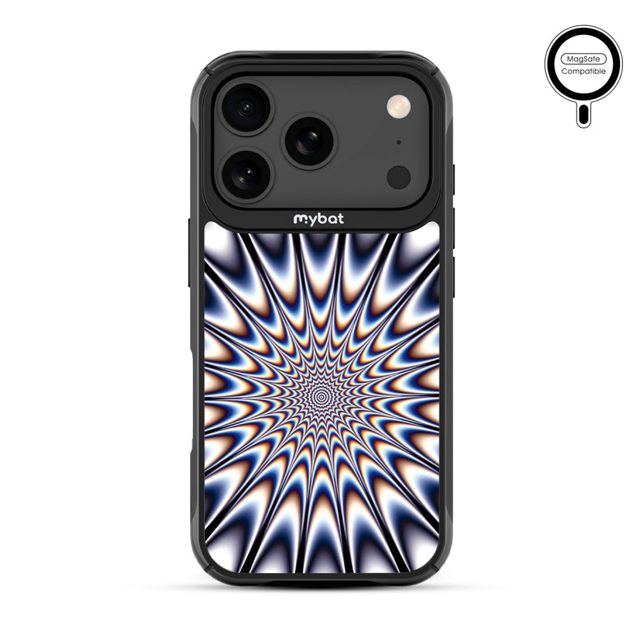 MyBat Design Lab Series MagSafe Case for Apple iPhone 17 Pro - Hypnotic Burst - MIP17PCSLESMSMP267-3.jpg