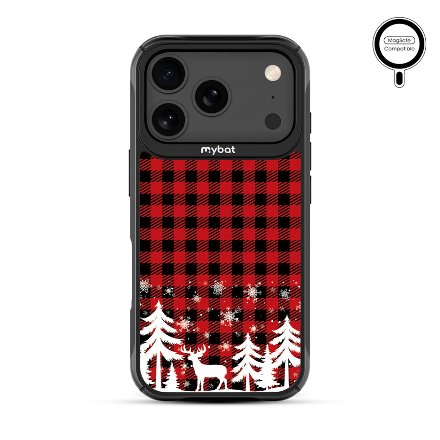 MyBat Design Lab Series MagSafe Case for Apple iPhone 17 Pro - Reindeer Flannel - MIP17PCSLESMSMP276-3.jpg