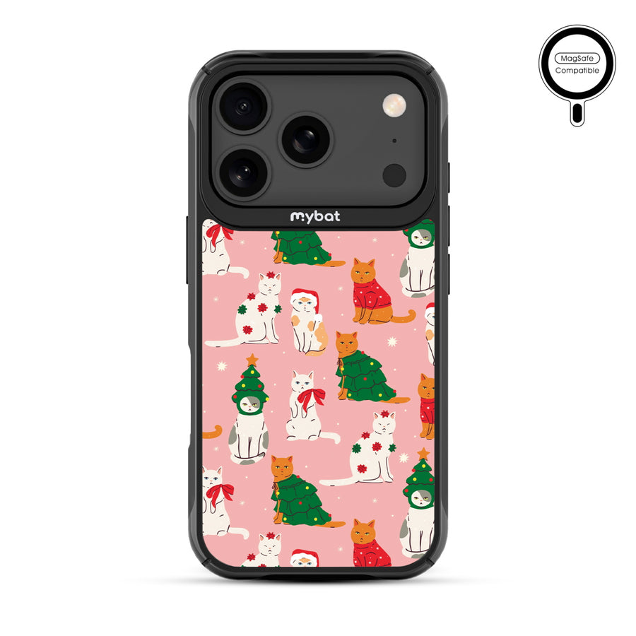 MyBat Design Lab Series MagSafe Case for Apple iPhone 17 Pro - Meowy Christmas - MIP17PCSLESMSMP286-3.jpg