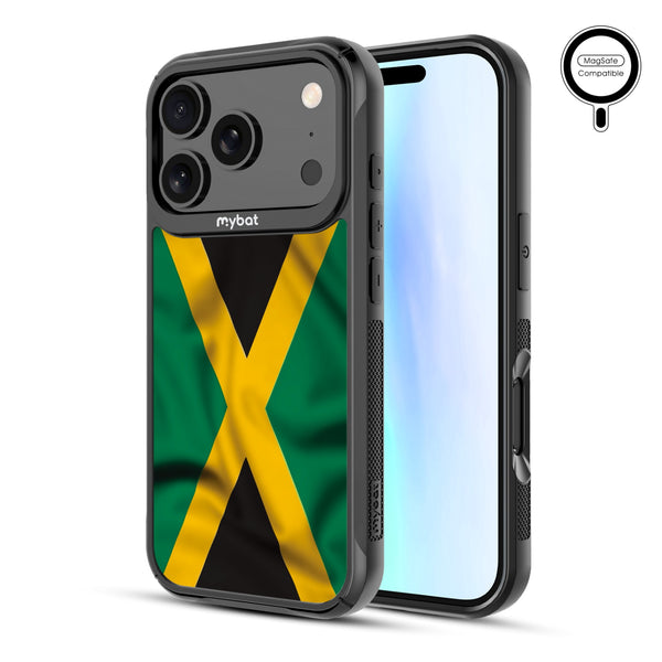 MyBat Design Lab Series MagSafe Case for Apple iPhone 17 Pro - Jamaica Flag - MIP17PCSLESMSMP310-2.jpg