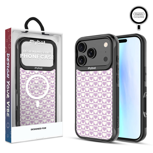 MyBat Design Lab Series MagSafe Case for Apple iPhone 17 Pro - Heart Grid - MIP17PCSLESMSMP339-1.jpg