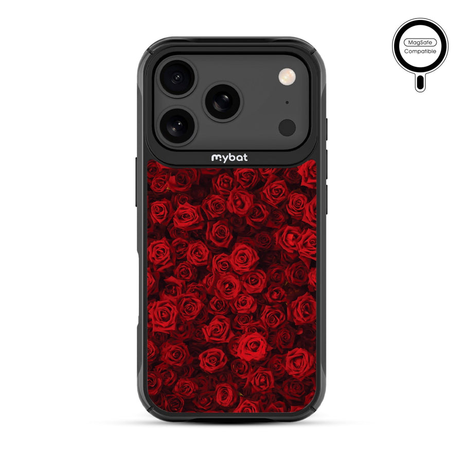 MyBat Design Lab Series MagSafe Case for Apple iPhone 17 Pro - Red Roses