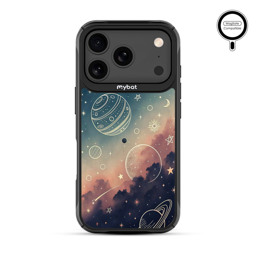 MyBat Design Lab Series MagSafe Case for Apple iPhone 17 Pro - Planets and Stars - MIP17PCSLESMSMP356-3.jpg