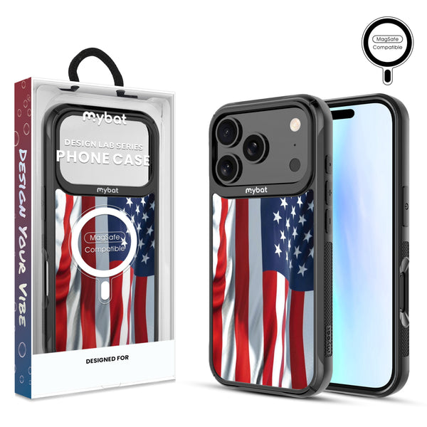 MyBat Design Lab Series MagSafe Case for Apple iPhone 17 Pro - Waving USA FLag - MIP17PCSLESMSMP367-1.jpg