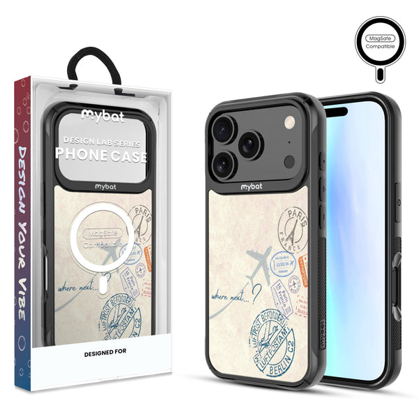 MyBat Design Lab Series MagSafe Case for Apple iPhone 17 Pro - Passport Stamps - MIP17PCSLESMSMP371-1.jpg