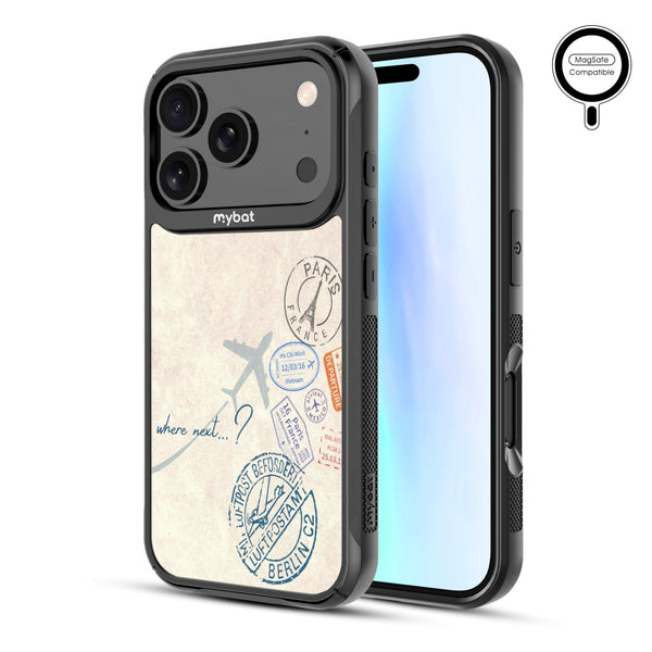 MyBat Design Lab Series MagSafe Case for Apple iPhone 17 Pro - Passport Stamps - MIP17PCSLESMSMP371-2.jpg