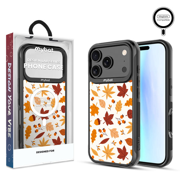 MyBat Design Lab Series MagSafe Case for Apple iPhone 17 Pro - Falling Leaves - MIP17PCSLESMSMP424-1.jpg