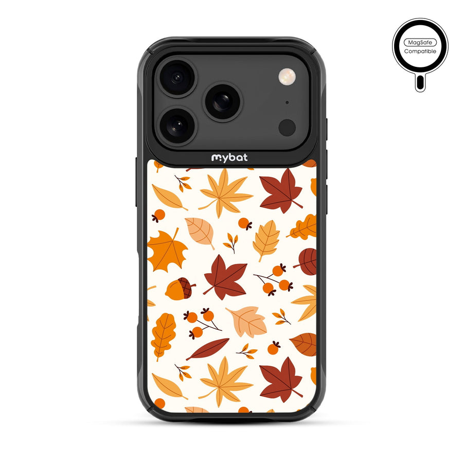 MyBat Design Lab Series MagSafe Case for Apple iPhone 17 Pro - Falling Leaves