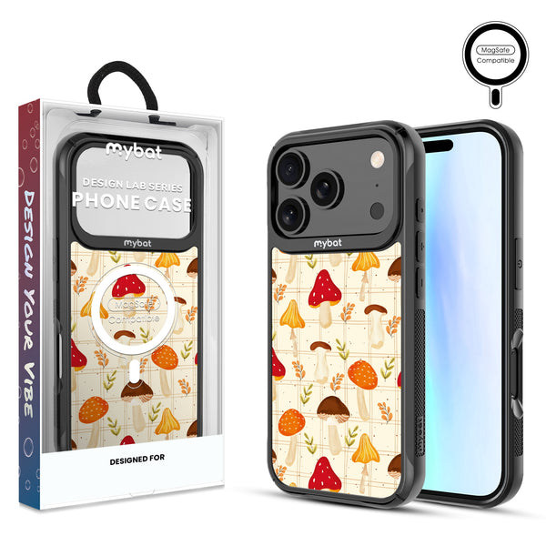 MyBat Design Lab Series MagSafe Case for Apple iPhone 17 Pro - Mushroom Patch - MIP17PCSLESMSMP426-1.jpg