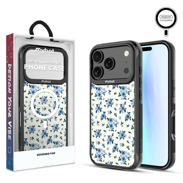 MyBat Design Lab Series MagSafe Case for Apple iPhone 17 Pro - Porcelain Petals - MIP17PCSLESMSMP437-1.jpg