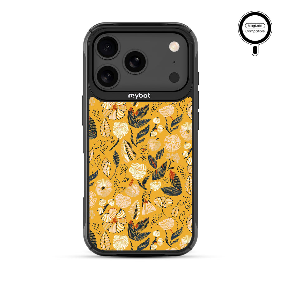 MyBat Design Lab Series MagSafe Case for Apple iPhone 17 Pro - Floral Stitch - MIP17PCSLESMSMP439-3.jpg