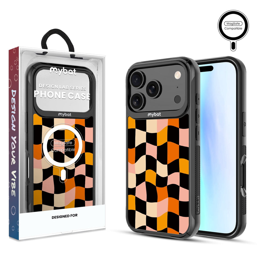 MyBat Design Lab Series MagSafe Case for Apple iPhone 17 Pro - Groovy Check