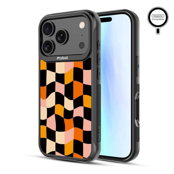 MyBat Design Lab Series MagSafe Case for Apple iPhone 17 Pro - Groovy Check - MIP17PCSLESMSMP448-2.jpg