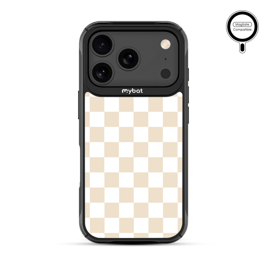 MyBat Design Lab Series MagSafe Case for Apple iPhone 17 Pro - Tan Check