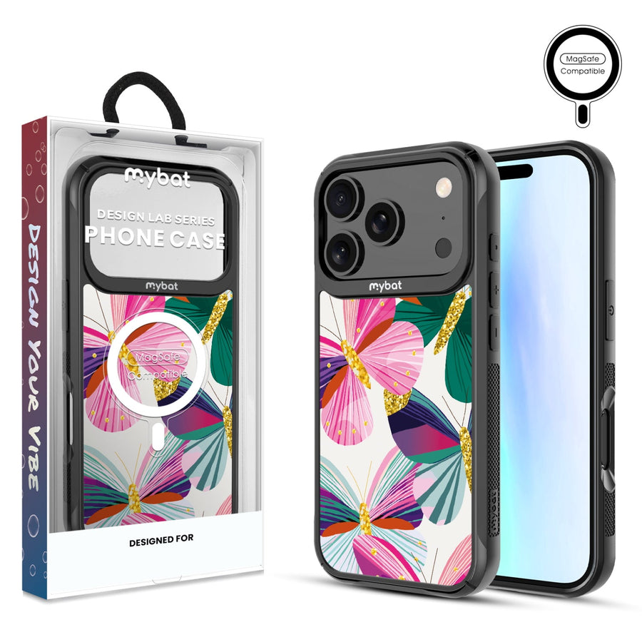MyBat Design Lab Series MagSafe Case for Apple iPhone 17 Pro - Bright Flutter