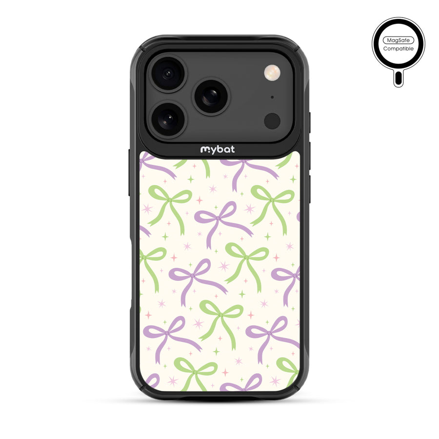 MyBat Design Lab Series MagSafe Case for Apple iPhone 17 Pro - Blooming Bows - MIP17PCSLESMSMP493-3.jpg