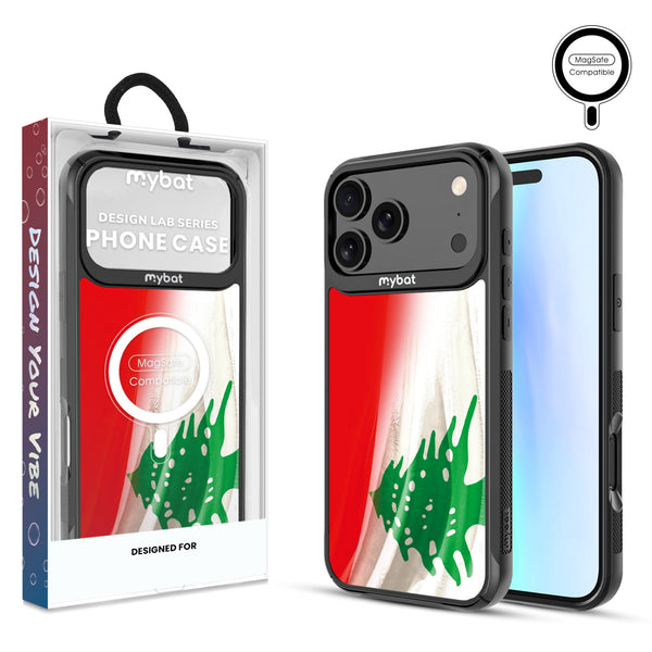 MyBat Design Lab Series MagSafe Case for Apple iPhone 17 Pro Max - Lebanese Flag - MIP17PMCSLESMSMP033-1.jpg