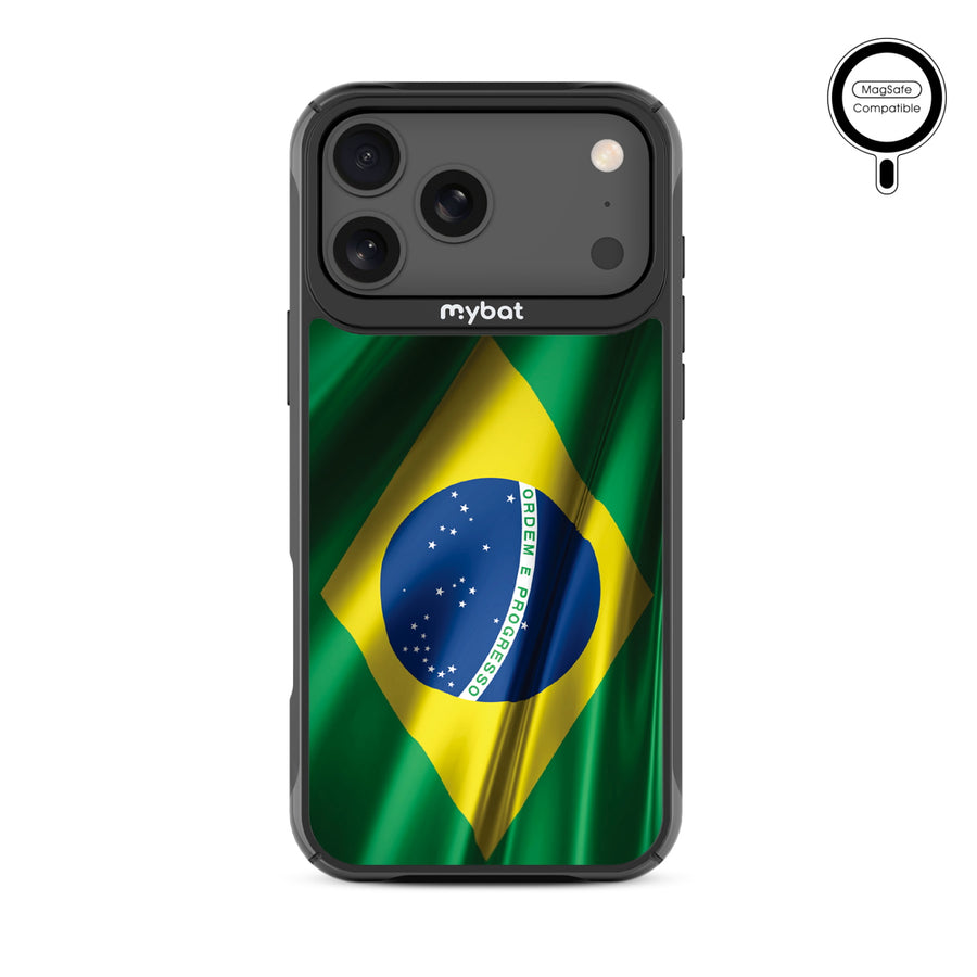 MyBat Design Lab Series MagSafe Case for Apple iPhone 17 Pro Max - Brazilian Flag - MIP17PMCSLESMSMP038-3.jpg