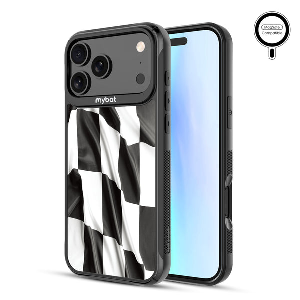 MyBat Design Lab Series MagSafe Case for Apple iPhone 17 Pro Max - Racing Flag - MIP17PMCSLESMSMP040-2.jpg