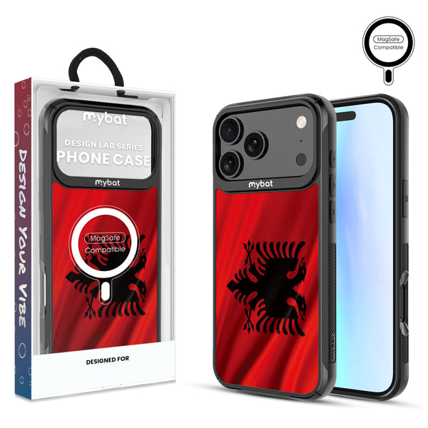 MyBat Design Lab Series MagSafe Case for Apple iPhone 17 Pro Max - Albania Flag - MIP17PMCSLESMSMP140-1.jpg