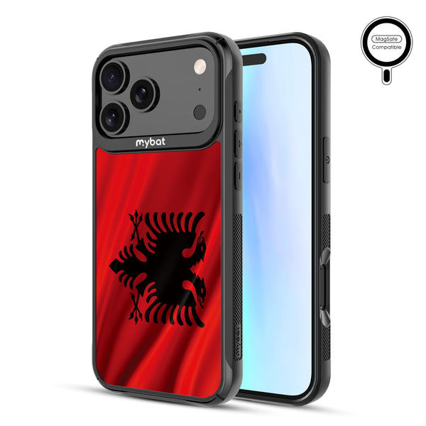 MyBat Design Lab Series MagSafe Case for Apple iPhone 17 Pro Max - Albania Flag - MIP17PMCSLESMSMP140-2.jpg