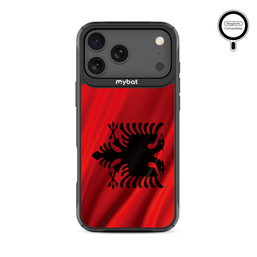 MyBat Design Lab Series MagSafe Case for Apple iPhone 17 Pro Max - Albania Flag - MIP17PMCSLESMSMP140-3.jpg