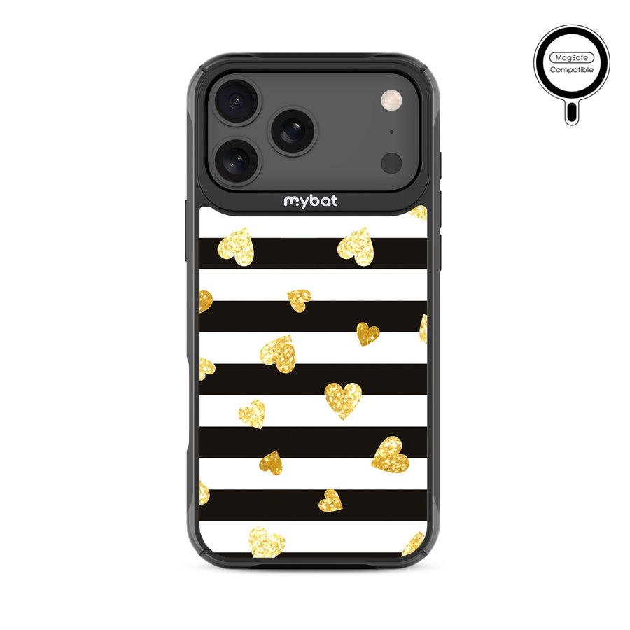 MyBat Design Lab Series MagSafe Case for Apple iPhone 17 Pro Max - Heart of Gold - MIP17PMCSLESMSMP166-3.jpg