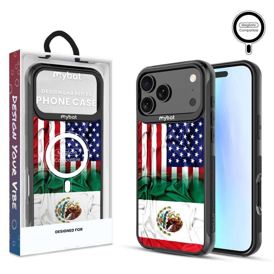 MyBat Design Lab Series MagSafe Case for Apple iPhone 17 Pro Max – Mexican-American Flag - MIP17PMCSLESMSMP168-1.jpg
