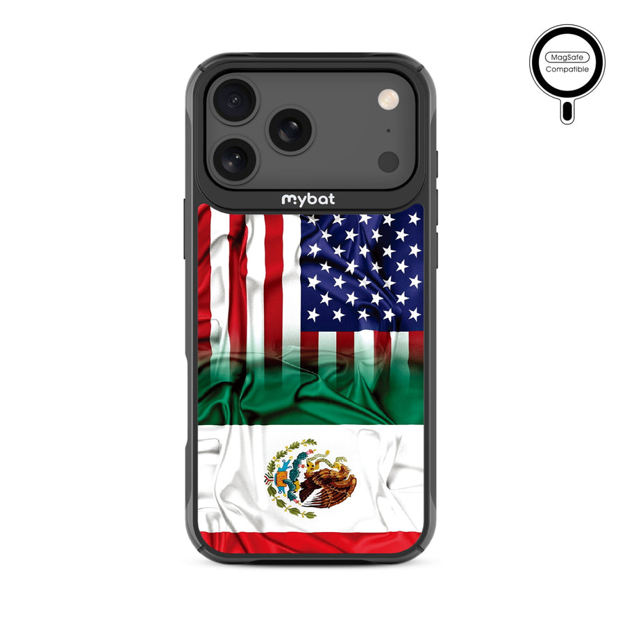 MyBat Design Lab Series MagSafe Case for Apple iPhone 17 Pro Max – Mexican-American Flag - MIP17PMCSLESMSMP168-3.jpg