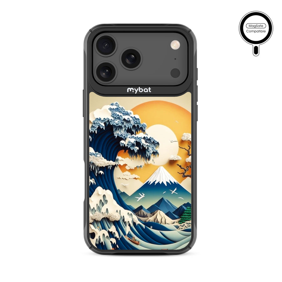 MyBat Design Lab Series MagSafe Case for Apple iPhone 17 Pro Max - The Great Wave - MIP17PMCSLESMSMP177-3.jpg