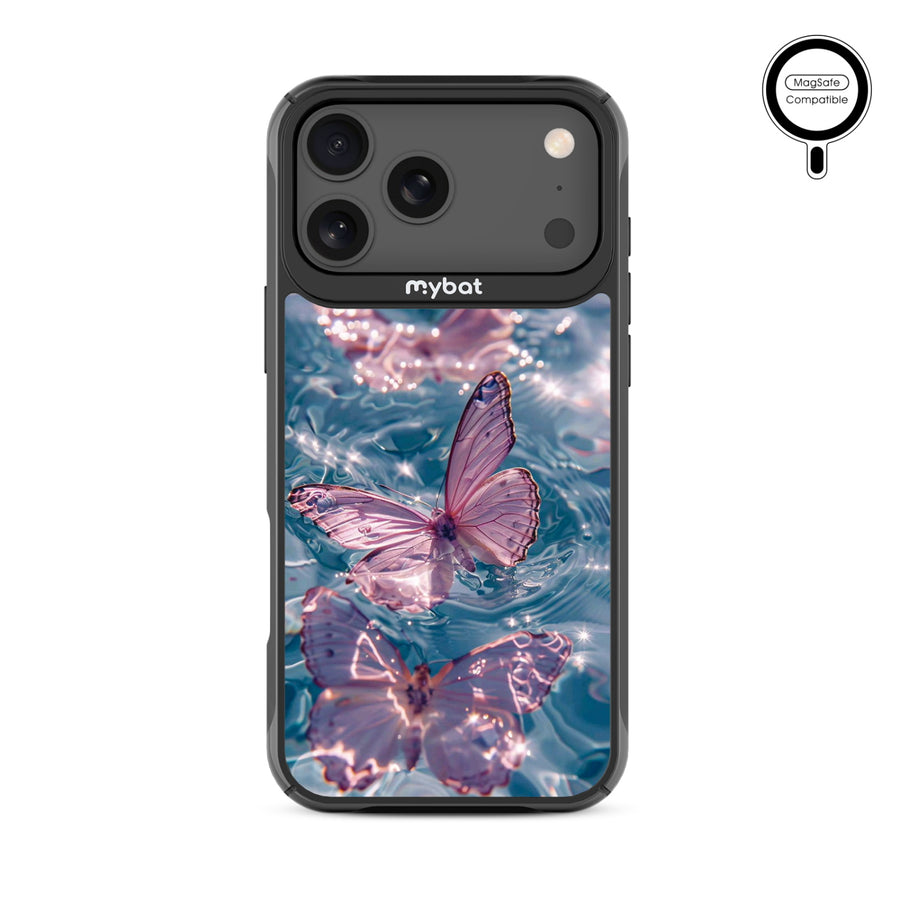 MyBat Design Lab Series MagSafe Case for Apple iPhone 17 Pro Max - Floating Butterflies - MIP17PMCSLESMSMP180-3.jpg