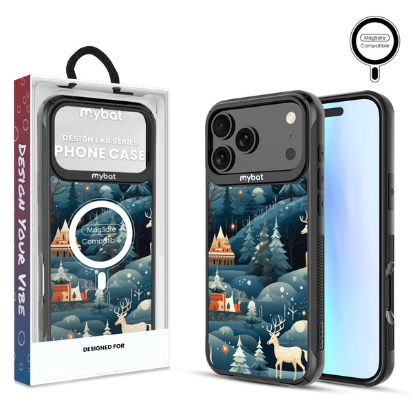 MyBat Design Lab Series MagSafe Case for Apple iPhone 17 Pro Max - Winter Wonderland - MIP17PMCSLESMSMP269-1.jpg