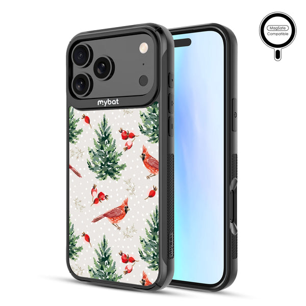 MyBat Design Lab Series MagSafe Case for Apple iPhone 17 Pro Max - Winter Cardinals - MIP17PMCSLESMSMP298-2.jpg