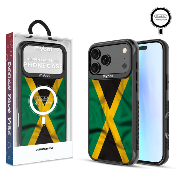 MyBat Design Lab Series MagSafe Case for Apple iPhone 17 Pro Max - Jamaica Flag - MIP17PMCSLESMSMP310-1.jpg