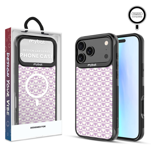 MyBat Design Lab Series MagSafe Case for Apple iPhone 17 Pro Max - Heart Grid - MIP17PMCSLESMSMP339-1.jpg