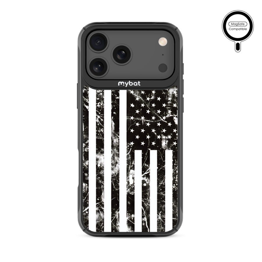 MyBat Design Lab Series MagSafe Case for Apple iPhone 17 Pro Max - Distress US Flag - MIP17PMCSLESMSMP344-3.jpg