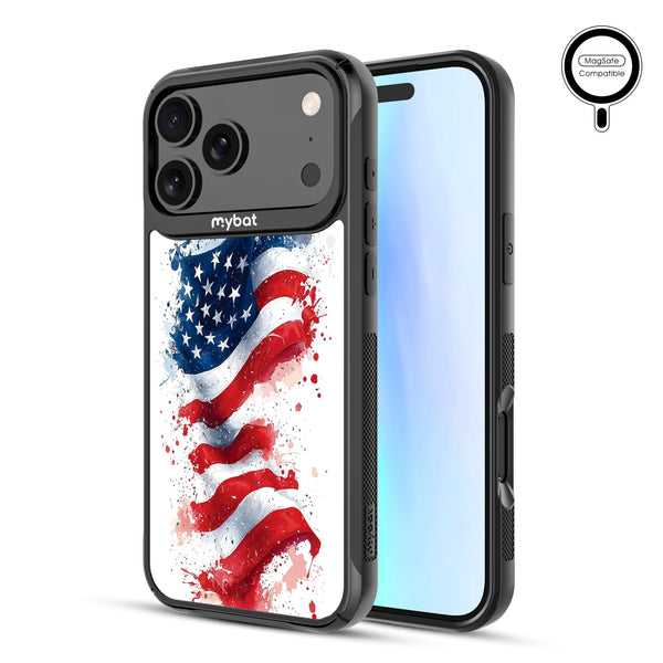 MyBat Design Lab Series MagSafe Case for Apple iPhone 17 Pro Max - Patriotic Flag Painiting - MIP17PMCSLESMSMP346-2.jpg