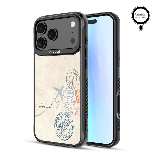 MyBat Design Lab Series MagSafe Case for Apple iPhone 17 Pro Max - Passport Stamps - MIP17PMCSLESMSMP371-2.jpg