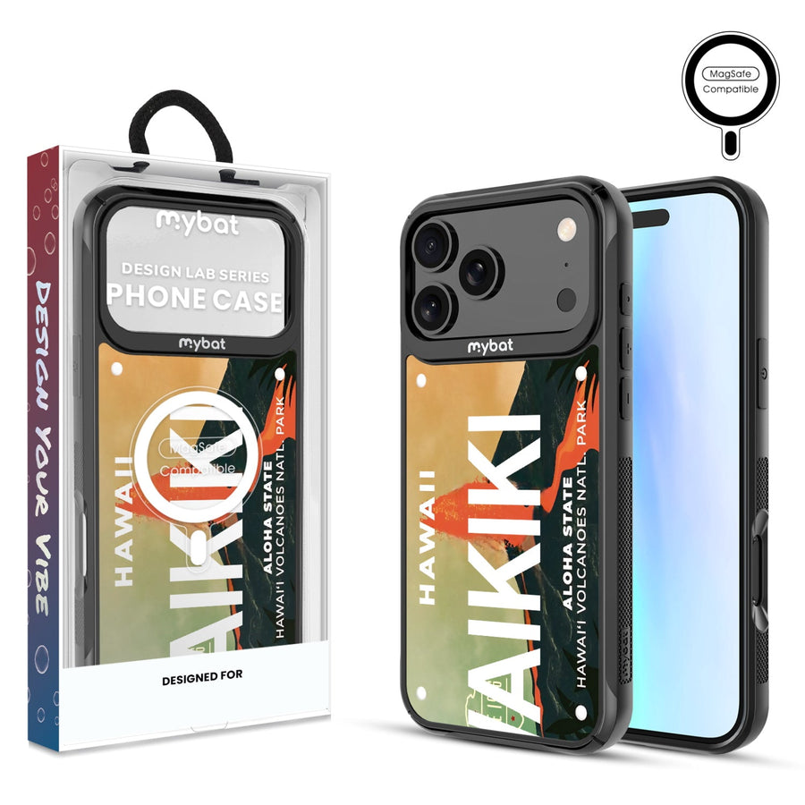 MyBat Design Lab Series MagSafe Case for Apple iPhone 17 Pro Max - Waikiki Plate