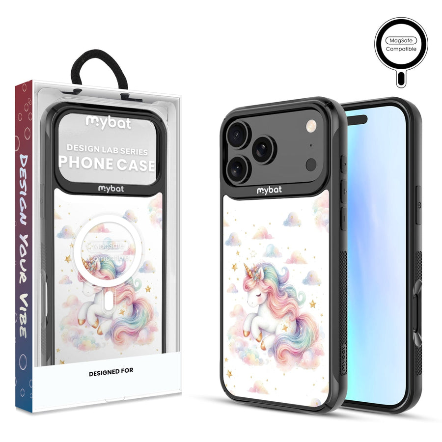 MyBat Design Lab Series MagSafe Case for Apple iPhone 17 Pro Max - Rainbow Unicorn