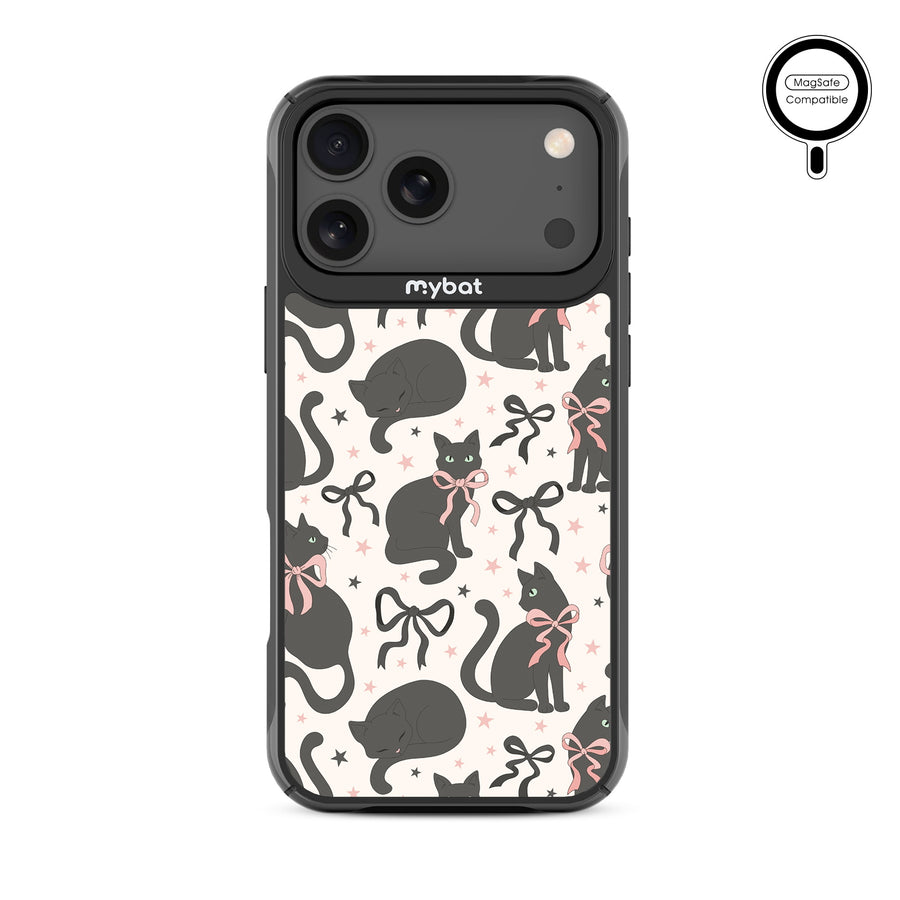 MyBat Design Lab Series MagSafe Case for Apple iPhone 17 Pro Max - Coquette Cat - MIP17PMCSLESMSMP410-3.jpg