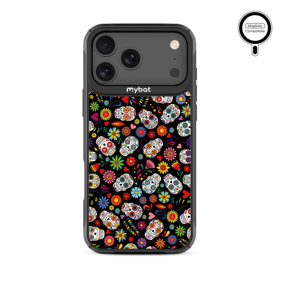 MyBat Design Lab Series MagSafe Case for Apple iPhone 17 Pro Max - Fiesta Skulls - MIP17PMCSLESMSMP421-3.jpg