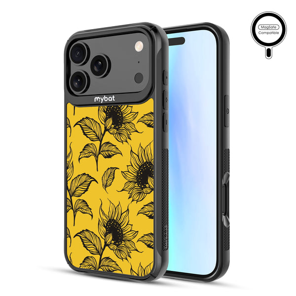 MyBat Design Lab Series MagSafe Case for Apple iPhone 17 Pro Max - Golden Sunflowers - MIP17PMCSLESMSMP444-2.jpg