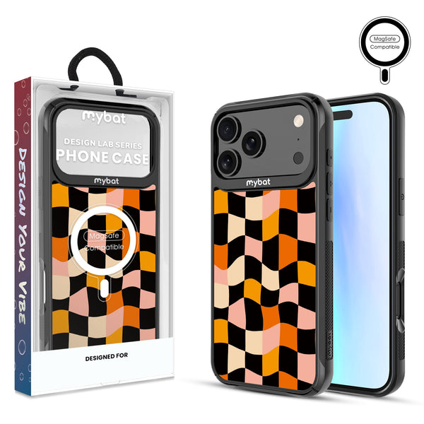 MyBat Design Lab Series MagSafe Case for Apple iPhone 17 Pro Max - Groovy Check - MIP17PMCSLESMSMP448-1.jpg