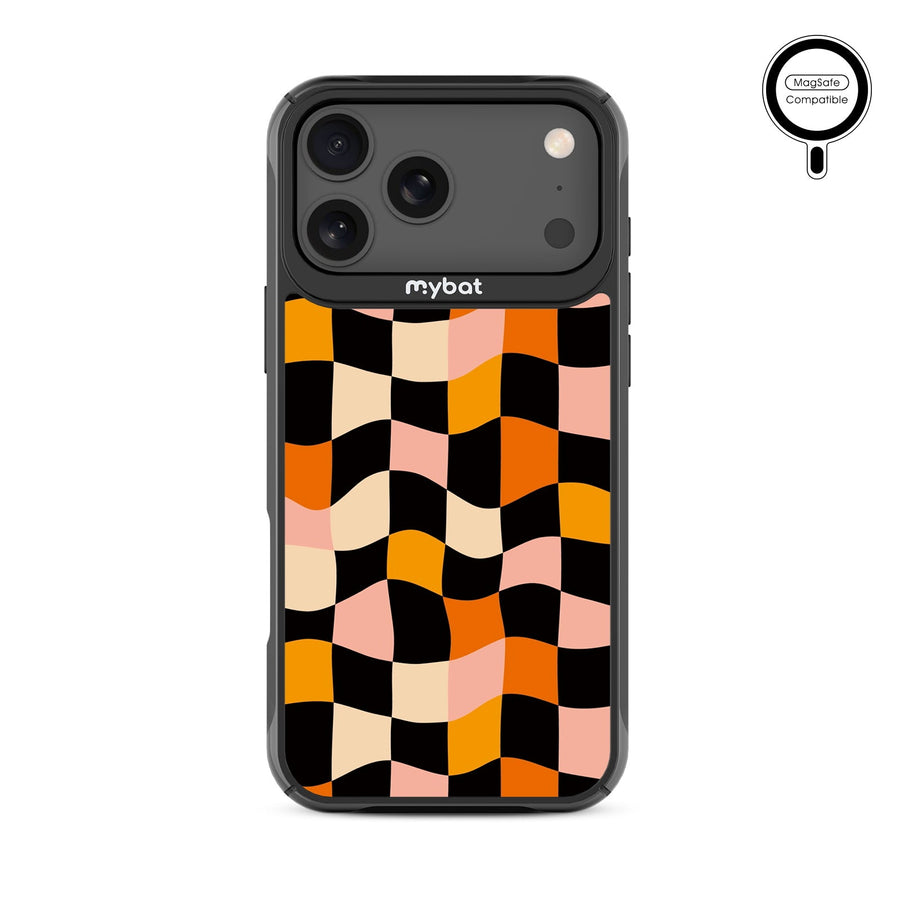 MyBat Design Lab Series MagSafe Case for Apple iPhone 17 Pro Max - Groovy Check
