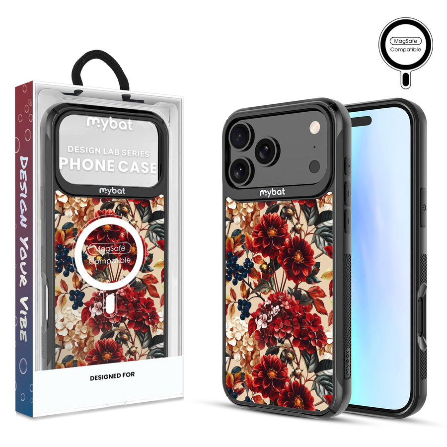 MyBat Design Lab Series MagSafe Case for Apple iPhone 17 Pro Max - Rust & Bloom - MIP17PMCSLESMSMP449-1.jpg