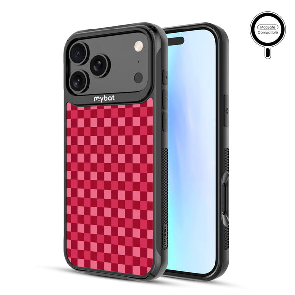 MyBat Design Lab Series MagSafe Case for Apple iPhone 17 Pro Max - Raspberry Check - MIP17PMCSLESMSMP481-2.jpg