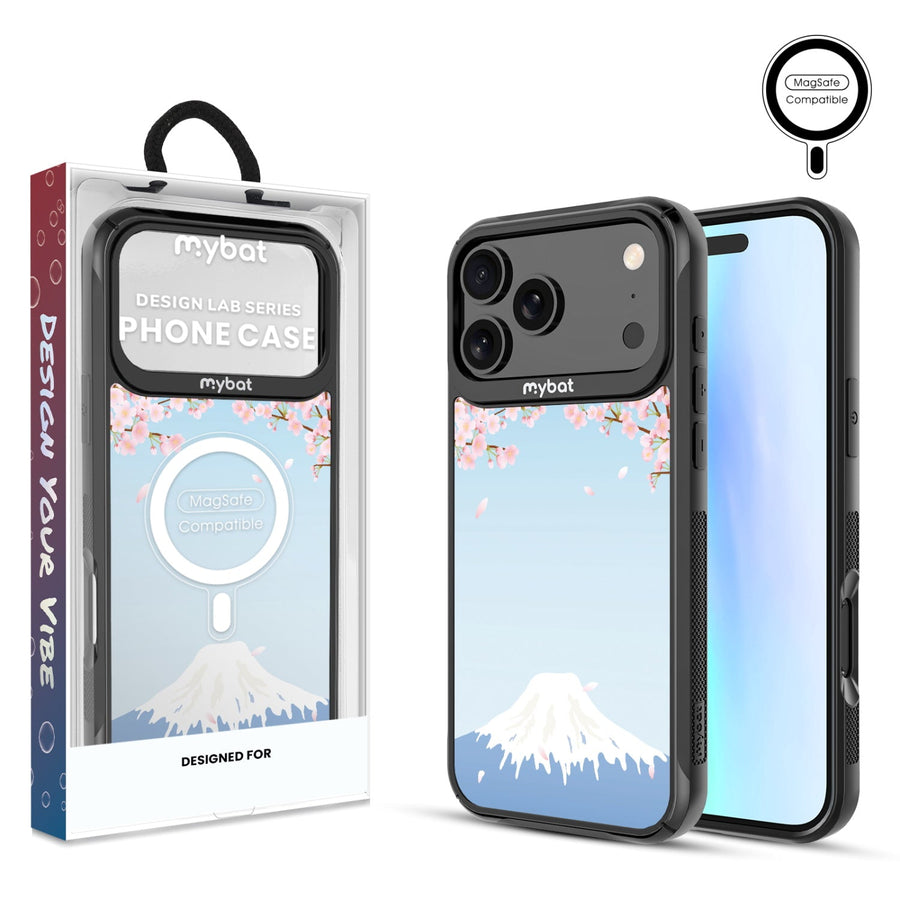 MyBat Design Lab Series MagSafe Case for Apple iPhone 17 Pro Max - Fuji Blossoms