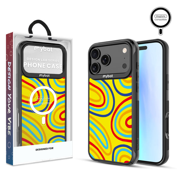 MyBat Design Lab Series MagSafe Case for Apple iPhone 17 Pro Max – Rainbow Waves - MIP17PMCSLESMSMP499-1.jpg