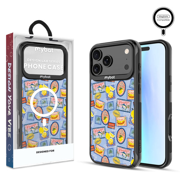 MyBat Design Lab Series MagSafe Case for Apple iPhone 17 Pro Max – Summer Stamps - MIP17PMCSLESMSMP537.JPG